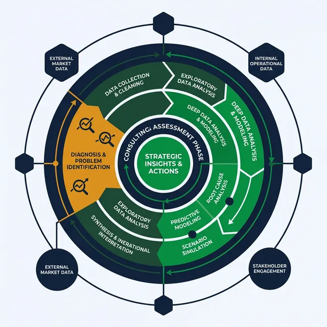 OSA strategic assessment framework showing multi-dimensional evaluation of sales team capabilities